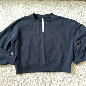 Lululemon pullover sweatshirt - ribbed black